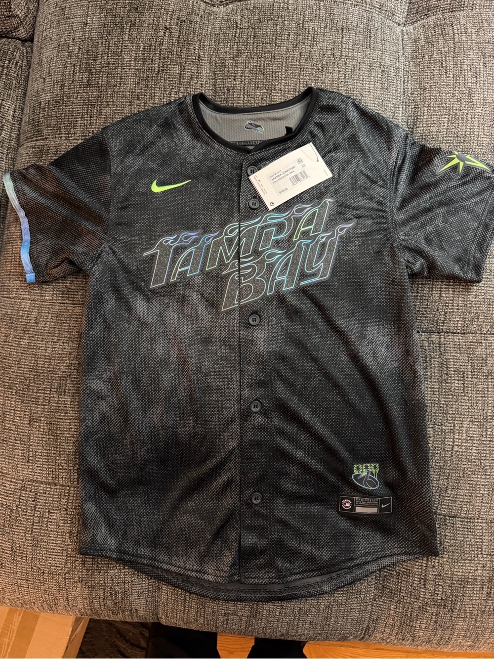 Nike youth 24/25 Tampa Bay Rays city connect jersey